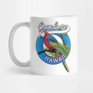 Explore Hawaii retro logo Mug